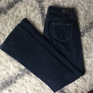 Paige dark denim boot cut jeans